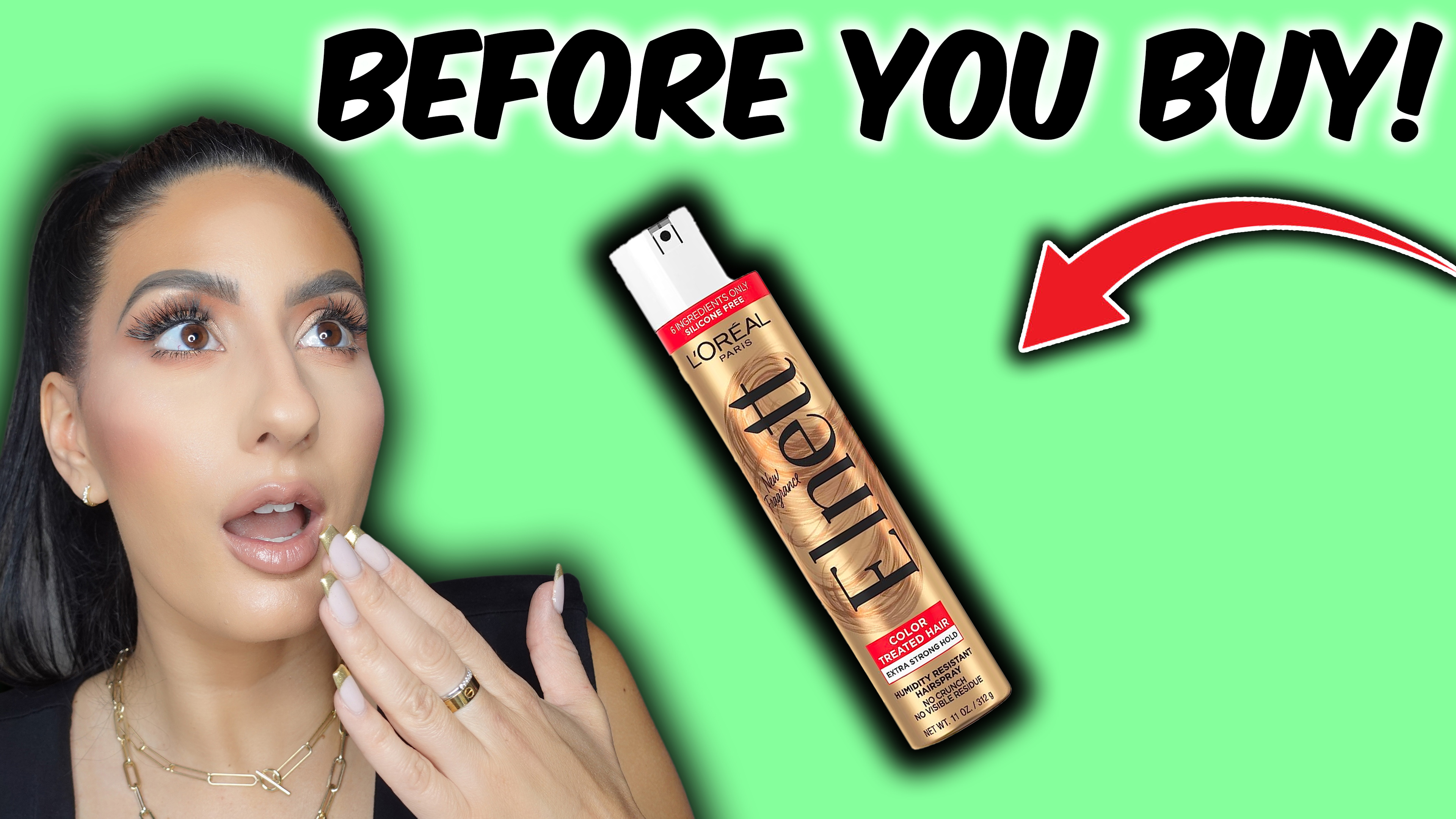 Watch HONEST Review On The L'Oreal Paris Elnett Satin Extra Strong